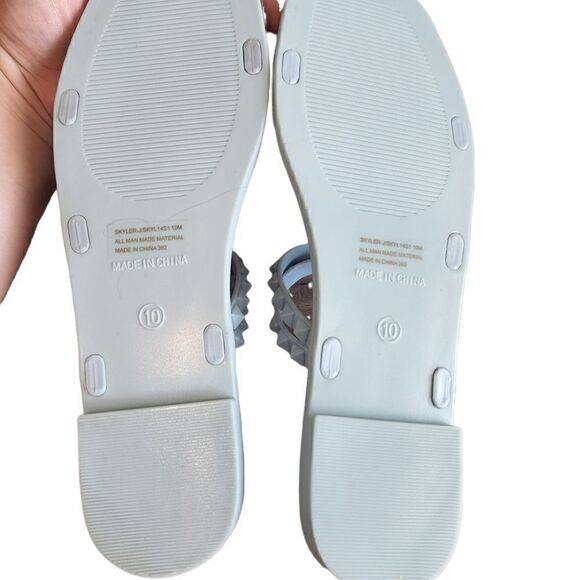 Steve Madden Blue Skyler Jelly Sandals - Picture 5 of 5